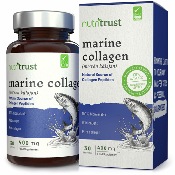 Capsules de peptides de collagène marin, 400 mg, par Nutritrust®